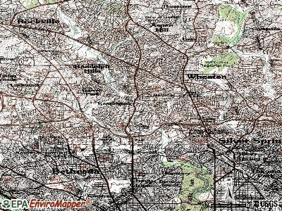 Kensington topographic map