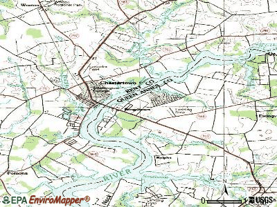 Kingstown topographic map