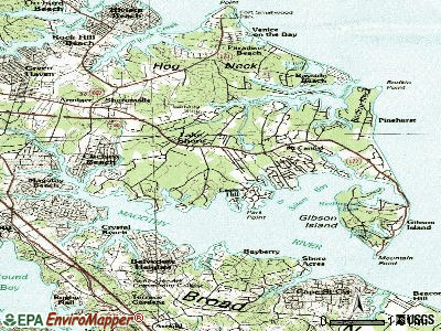 Lake Shore topographic map