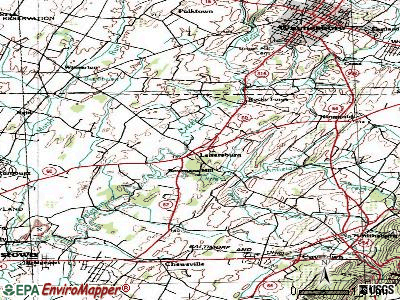 Leitersburg topographic map