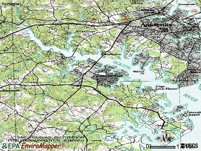 Londontowne topographic map
