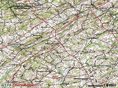 Manchester topographic map