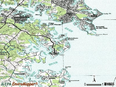 Mayo topographic map