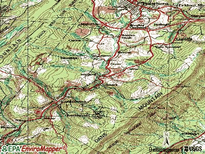 Midland topographic map