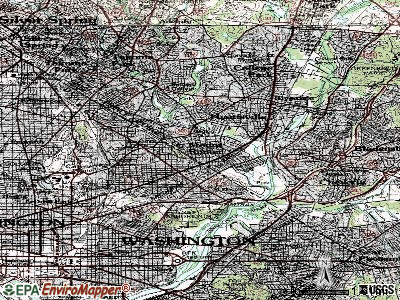 Mount Rainier topographic map