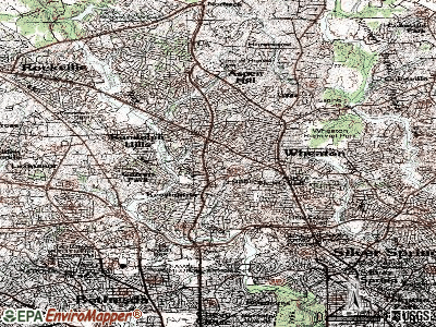 North Kensington topographic map