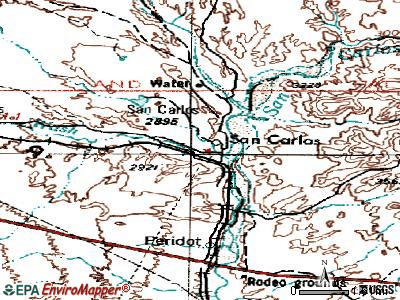 San Carlos Arizona Map San Carlos, Arizona (Az 85550) Profile: Population, Maps, Real Estate,  Averages, Homes, Statistics, Relocation, Travel, Jobs, Hospitals, Schools,  Crime, Moving, Houses, News, Sex Offenders