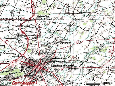 Paramount-Long Meadow topographic map