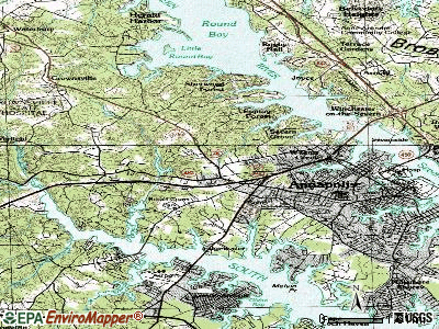 Parole topographic map