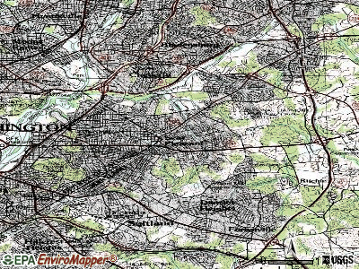 Seat Pleasant topographic map