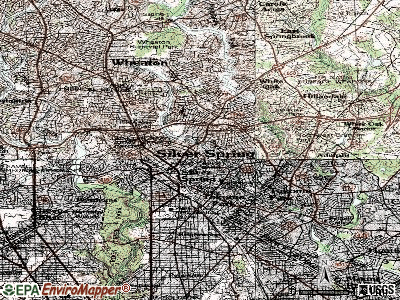 Silver Spring topographic map