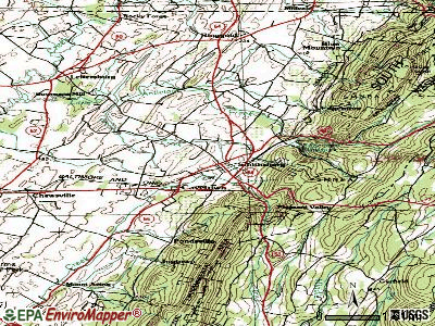 Smithsburg topographic map