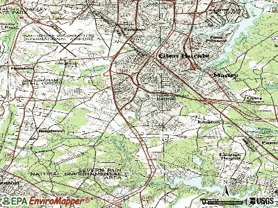 South Gate topographic map