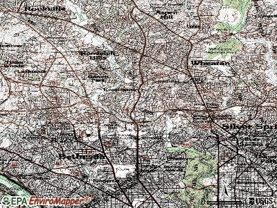 South Kensington topographic map