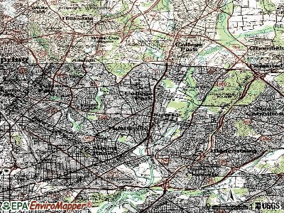 University Park topographic map