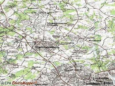 Washington Grove topographic map