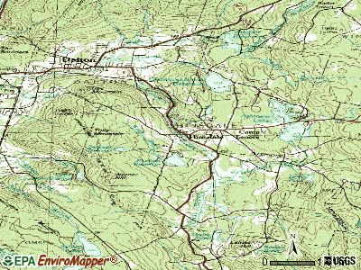 Hinsdale topographic map
