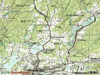 Lanesborough topographic map
