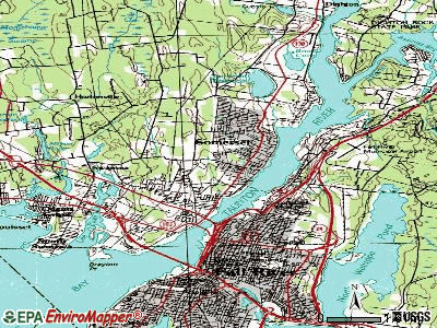 Somerset topographic map