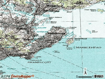 Marblehead topographic map