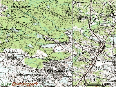 Middleton topographic map