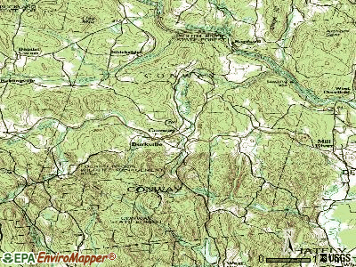Conway topographic map