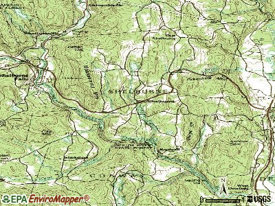 Shelburne topographic map