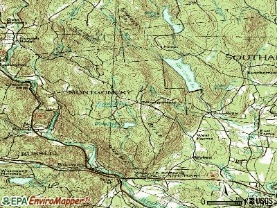 Montgomery topographic map