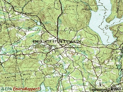 Belchertown topographic map