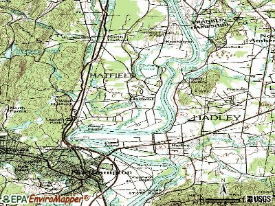 Hatfield topographic map