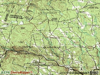 Plainfield topographic map