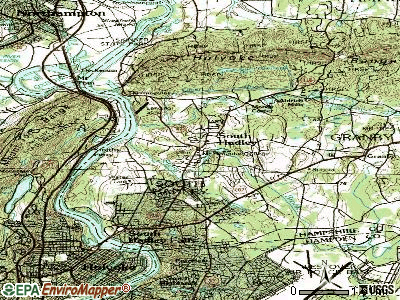 South Hadley topographic map