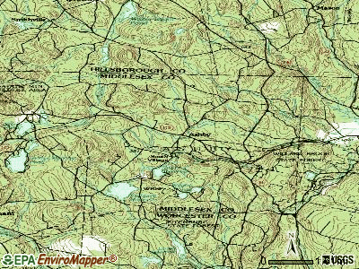 Ashby topographic map