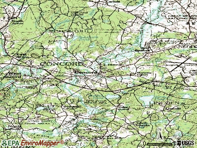 Concord topographic map