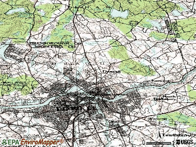 Dracut topographic map