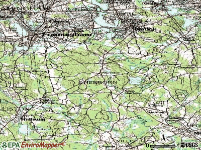Sherborn topographic map
