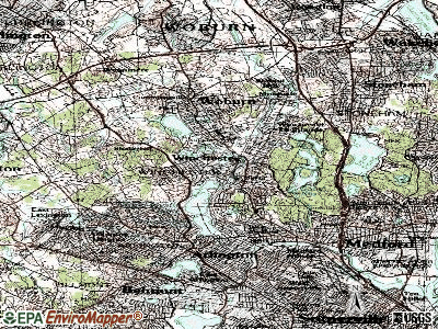 Winchester topographic map