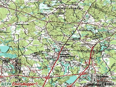 Plainville topographic map