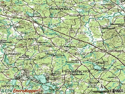Hanover topographic map