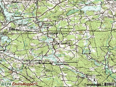 Grafton topographic map