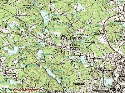 Holden topographic map