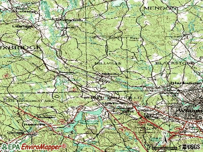 Millville topographic map