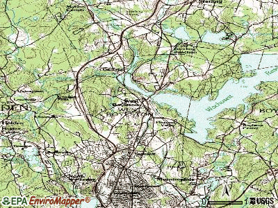 West Boylston topographic map