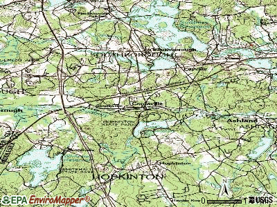 Cordaville topographic map