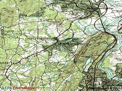 Easthampton topographic map