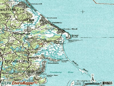 Green Harbor-Cedar Crest topographic map