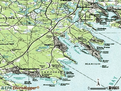 Marion Center topographic map