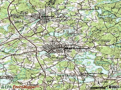 Marlborough topographic map