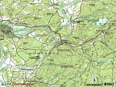 Millers Falls topographic map