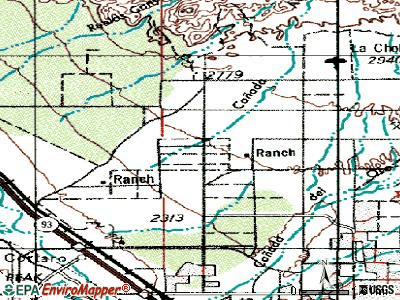 Tortolita topographic map